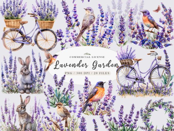 Download Watercolor Lavender Png,Provence Clipart - Clip Collection