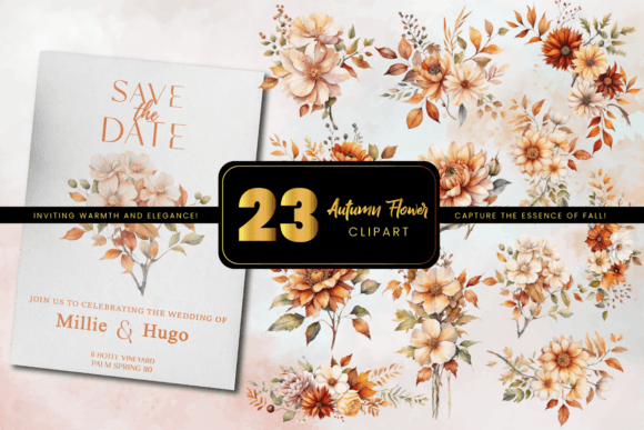 Download Watercolor Fall Flower Clipart PNG - Clip Collection