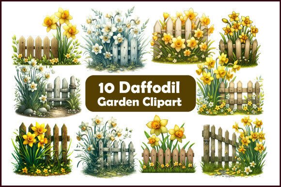 Download Daffodil Garden Clipart - Clip Collection