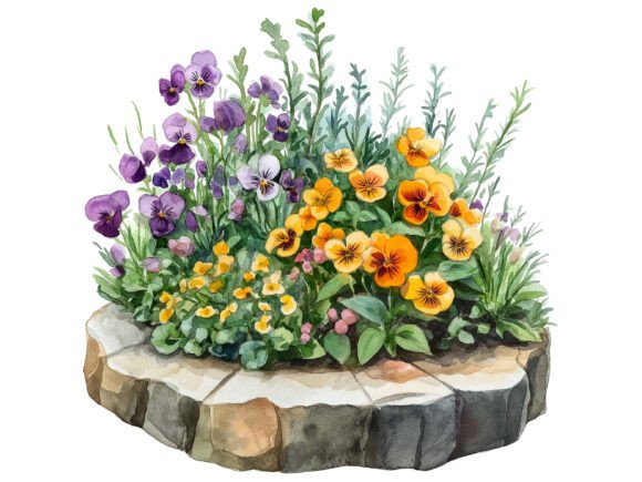 Download Watercolor Viola Clipart - Clip Collection