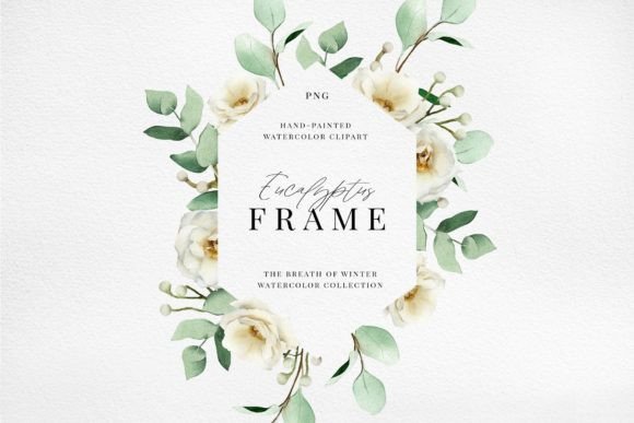 Download Watercolor White Floral Frame Clipart - Clip Collection
