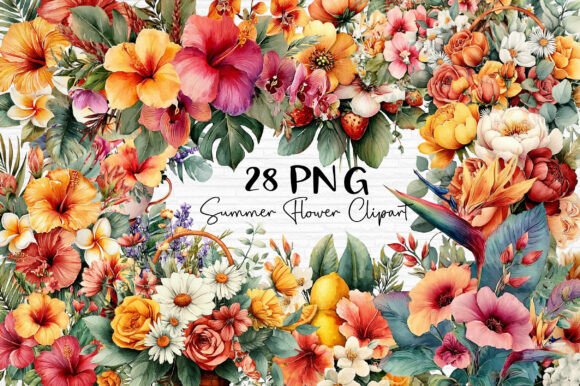 Download Summer Flower Clipart PNG - Clip Collection