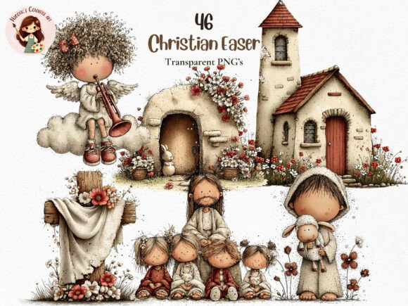 Download Christian Easter Clipart PNG Bundle - Clip Collection
