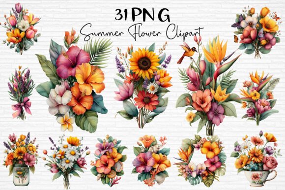 Download Summer Flower Clipart PNG - Clip Collection