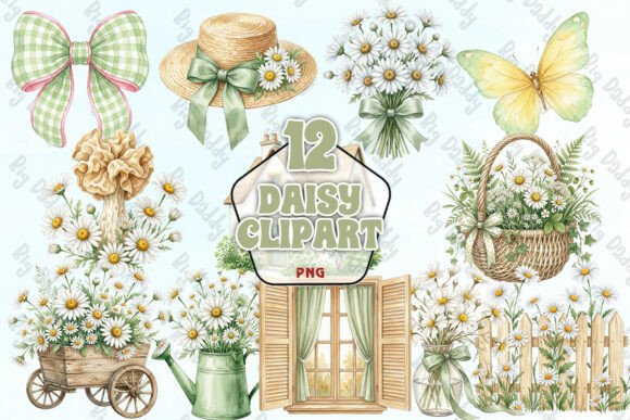 Download Daisy Watercolor Clipart PNG - Clip Collection