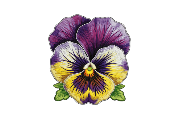 Download Vibrant Pansy Flower Illustration - Vibrant Collection
