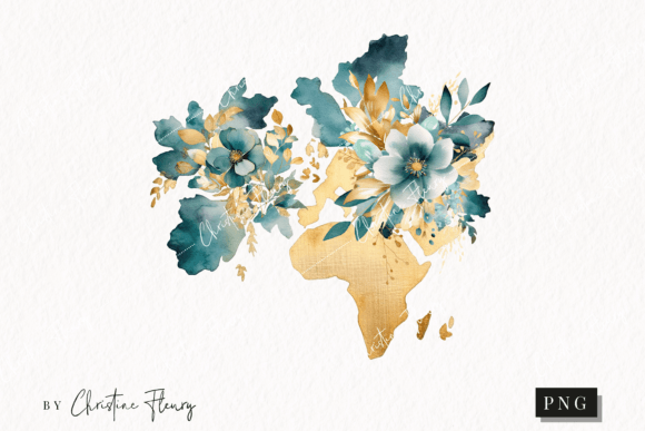 Download Watercolor Flower Map Clipart - Clip Collection