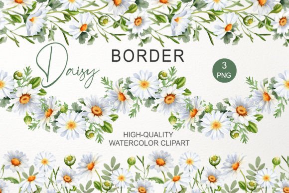 Download Daisy Flower Border Clipart - Clip Collection