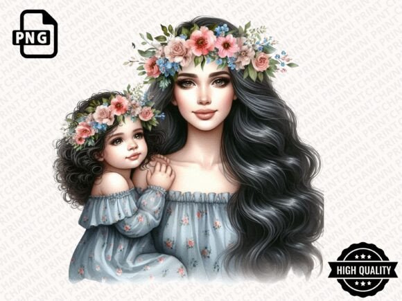 Download Watercolor Mother's Day Floral Clipart - Clip Collection