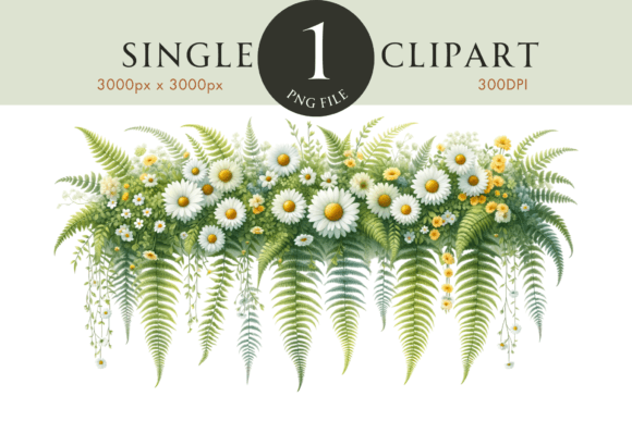 Download Daisy Flower Border Clipart Watercolor P - Clip Collection