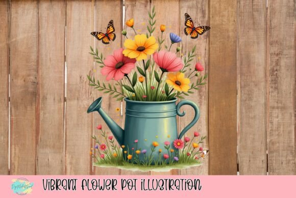 Download Vibrant Flower Pot Illustration - Vibrant Collection