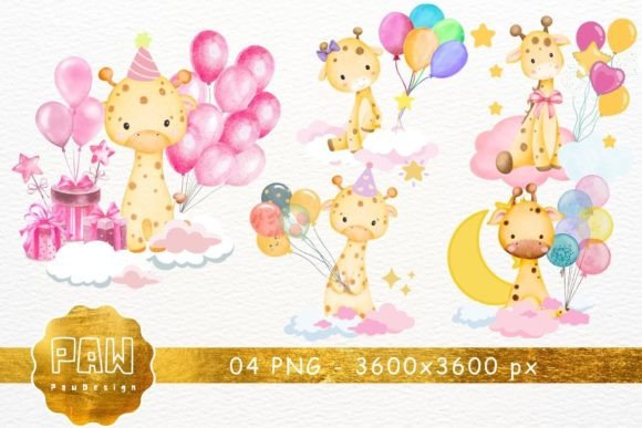 Download Cute Giraffe Watercolor Clipart - Clip Collection