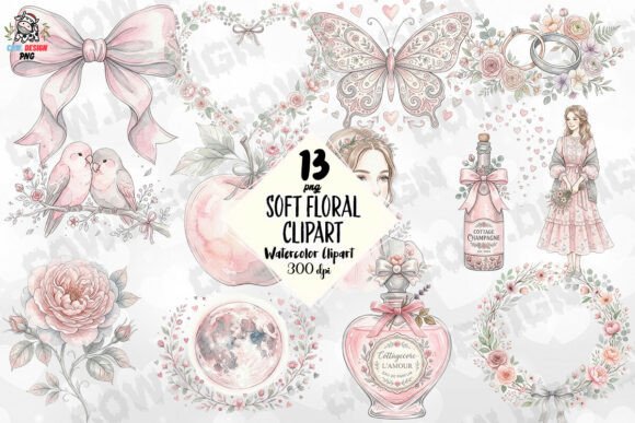 Download Soft Floral Clipart PNG - Clip Collection