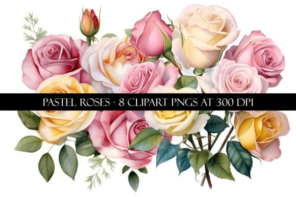 Download Pastel Roses Clipart - Clip Collection