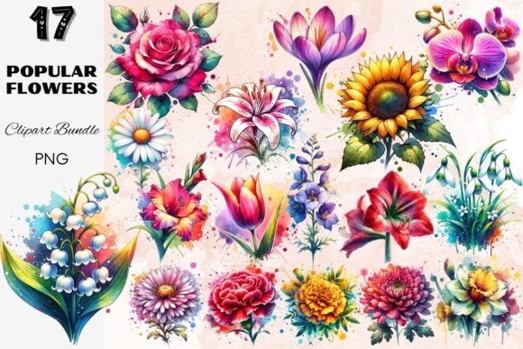 Download Popular Flowers Flower Blossom Cliparts - Clip Collection