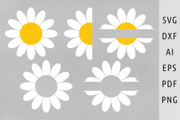 Download Groovy Flower Clipart Half Daisy Svg - Clip Collection