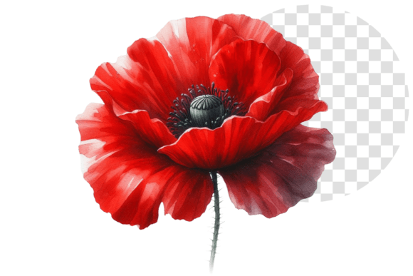 Download Poppify Watercolor Red Poppy Clipart - Clip Collection