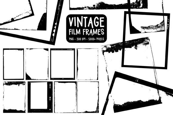 Download Vintage Photo Frame Png Clipart Set - Clip Collection