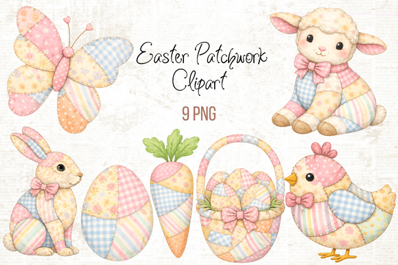 Download Patchwork Easter Clipart PNG - Clip Collection