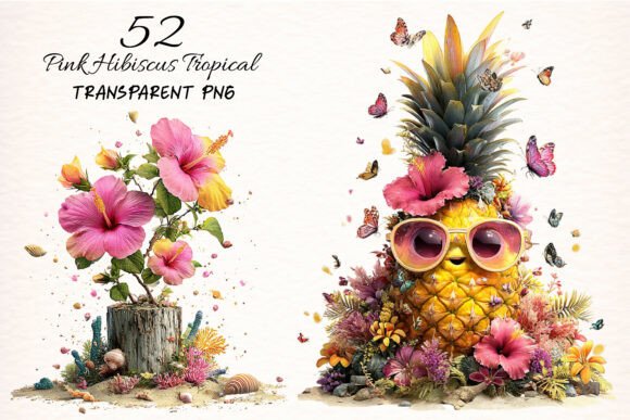 Download Pink Hibiscus Tropical Clipart - Clip Collection