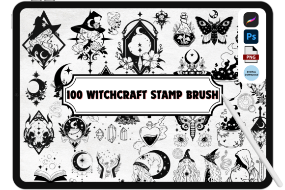 Download Witchcraft Procreate Photoshop Clipart - Clip Collection