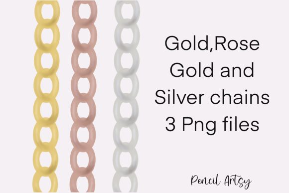 Download Metallic Chains Png Clipart in 3 Colours - Clip Collection