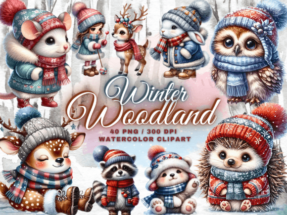 Download Winter Clipart Woodland Animals Clipart - Clip Collection