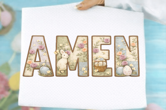 Download Floral Easter Amen Christian Png - Floral easter Collection