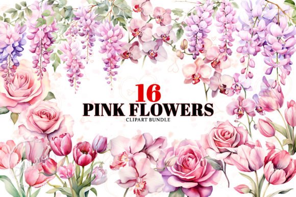 Download Watercolor Flowers Sublimation Clipart - Clip Collection