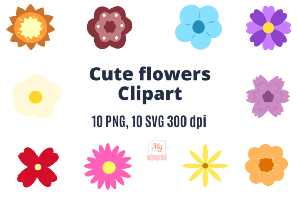 Download Cute Flowers Clipart Svg Png - Clip Collection