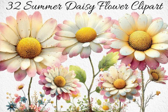 Download Summer Daisy Flower Clipart - Clip Collection