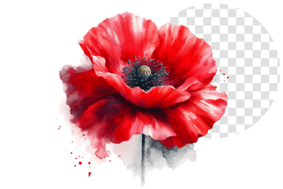 Download Poppify Watercolor Red Poppy Clipart - Clip Collection