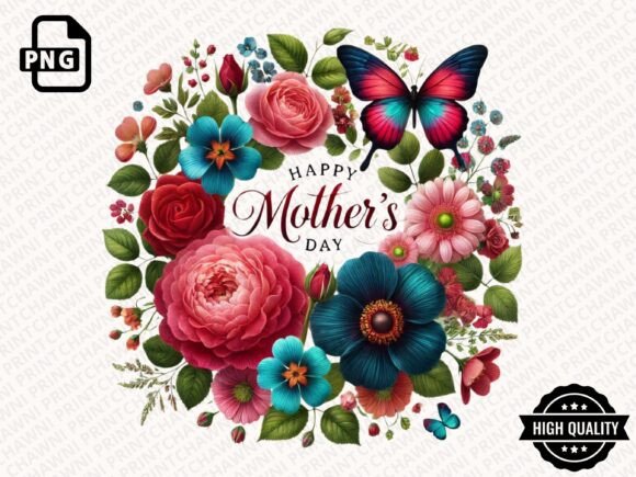 Download Watercolor Mother's Day Floral Clipart - Clip Collection